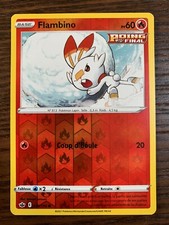 Carte Pokémon REVERSE Flambino 026/198 EB06 Epée Bouclier Règne de Glace FR NEUF