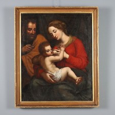 Tableau Ancien Vièrge Marie