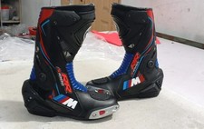 Homme Bottes De Motard En Cuir