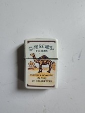 Ancien RARE Briquet à essence CAMEL marque CHAMP 100% métal a essence