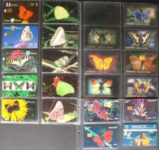 Motif de Collection Cartes Téléphoniques Papillons 86versch, Puzzle, Europe