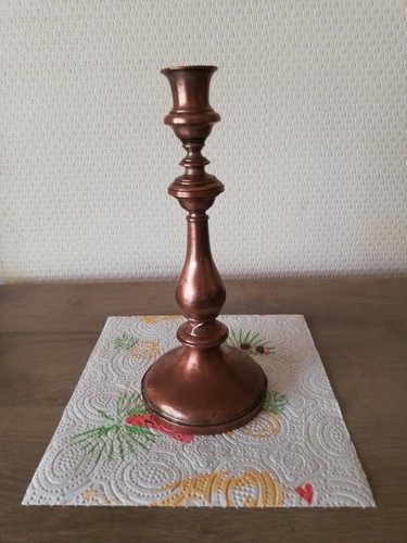 Ancien bougeoir métal - ancien,