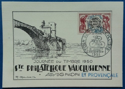 France carte avec - , cachet