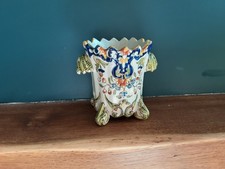 Vase à anses en faïence de