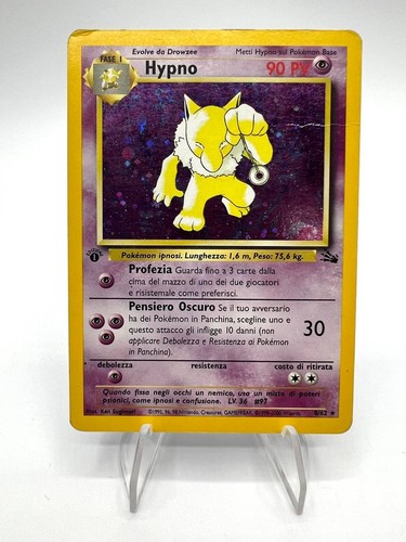 Carte pokemon hypno rare - 8/62,