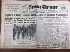 Lauterbourg Libération de l’Alsace 1944 Baron Empain Collaboration Anthéor WW2