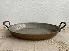 Ancien Plat Ovale En Cuivre Made In France Plat Cuisse Grenouille Cuisine