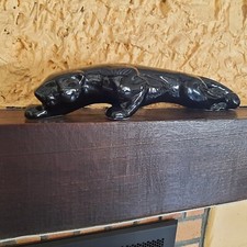 PANTHERE EN FAIENCE ANCIENNE