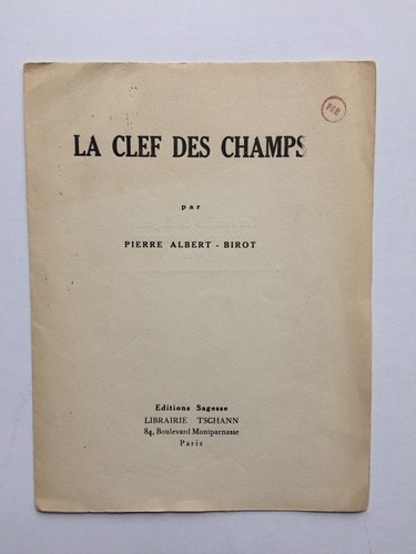 Pierre albert birot la - la, clef