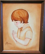 P. D. HOFFMAN BOY PRAYING