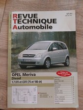 Revue technique OPEL MERIVA 1  1.7 Tdi Dti Cdti Rta Opel Meriva A I 2.7 Diesel