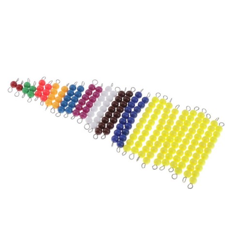 Comptage des perles montessori - perles,