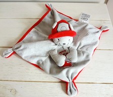 Mots d'enfants doudou carré plat ours petit pinpon pompier comme neuf Siplec
