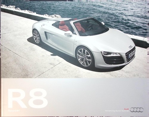 Hn6005 brochure audi spyder - brochure, r8