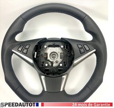   Volant Plat Noir BMW 5 E60 E61 E63 E64 Echange standard-