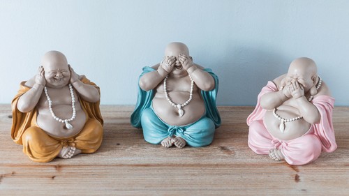 Lot statuettes bouddhas - 3,