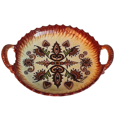 Grand plat corbeille - plat, en