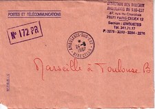 AMBULANT-SUD-EST. DIRECTION LE 24-9-1987 + DIRECTIONS DES BUREAUX AMBULANT DU SU