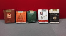 Lot de 5 paquets de cigarettes vides PEU COURANTS  (Anciens - vintage)