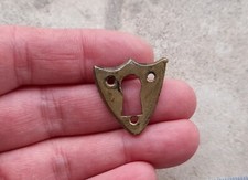 1 ENTRÉE DE CLÉ SERRURE ANCIENNE "coeur" LOUIS PHILIPPE, BRONZE,MEUBLE  N°116