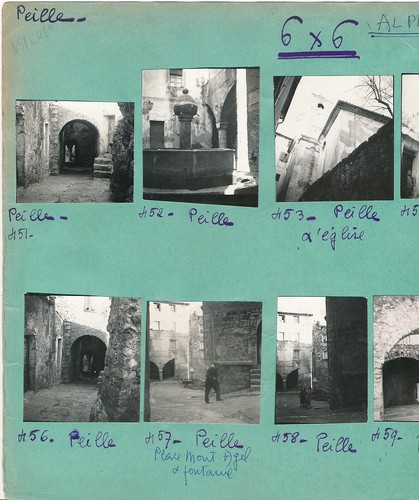 Peille 1937 photos rues - peille,