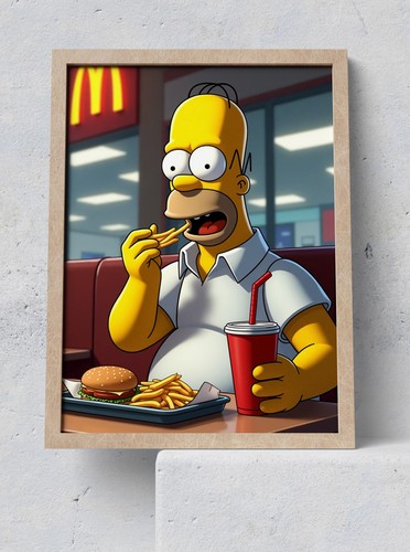 Affiche poster homer simpson - /,