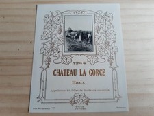 étiquette vin ancienne