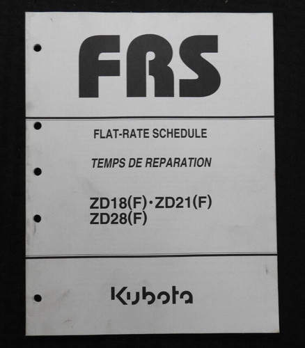2001 véritable kubota - 2001-06,