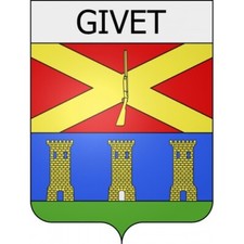 Givet 08 ville Stickers blason
