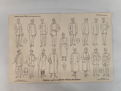 Uniforms sewing pattern weimar - sewing,