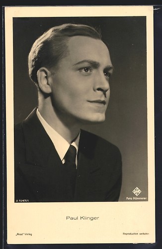 Carte postale acteur - , paul