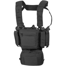 Helikon Gilet Tactique Training Mini Rig MOLLE Airsoft Police Munitions Nero