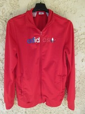 Veste ADIDAS rétro vintage sport jacket TREFOIL end plastic waste 14 15 ans S