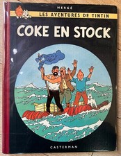 HERGE TINTIN COKE EN STOCK EO FRANCAISE B24 1958 TBE GENERAL