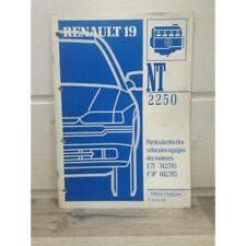 Renault R19 - 1994 - Manuel Technique injection moteur E7J / F3P - NT2250 
