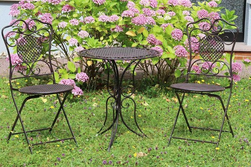 Salon jardin table et 2 - salon,