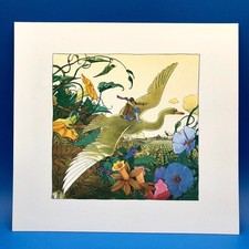 Moebius L'aviateur Vol dans la Nature dessin pour Europ Assistance 1981