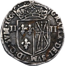 France Henri IV Quart d'écu de Navarre 1603 Saint-Palais