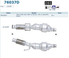 Pot catalytique Peugeot 206