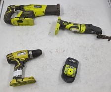 Lot De 4 Outils Électriques Ryobi Variés, RMT1801, RCD1802, RRS1801, Pour Pièces