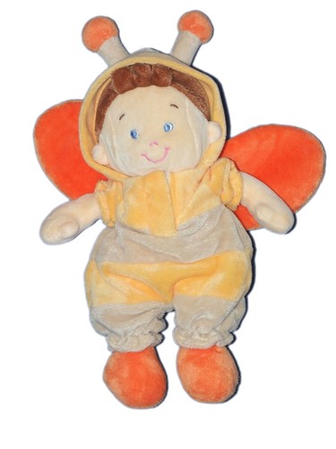 Doudou peluche lutin papillon - doudou,