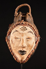 Masques Punu Anciens D'Afrique
