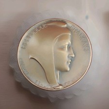 Médaille Marianne - Bronze - Lucien Gautier - Sénateur du Maine et Loire