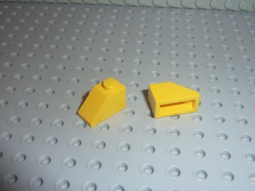 Lego slope yellow brick - slope, 45