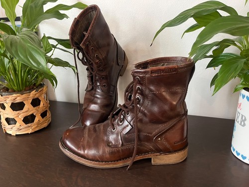 Cat caterpillar vintage cuir - cat,