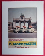Publicité presse Belge: Boisson Alcool BIERE Brasserie MOEREMANS Bruxelles  1964