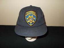 VTG-1980s California Highway Patrol CHIPs police patch snapback hat sku31