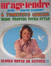 Mlle Age Tendre n° 118 Septembre 1974 Poster Claude François, France Gall, Borg