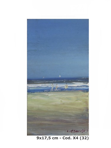 Tableau paysage mer été - paysage,