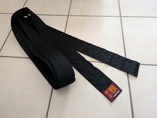 Obi MIYABI noir idéal pour Iaido - longueur 4m environ largeur 7,5